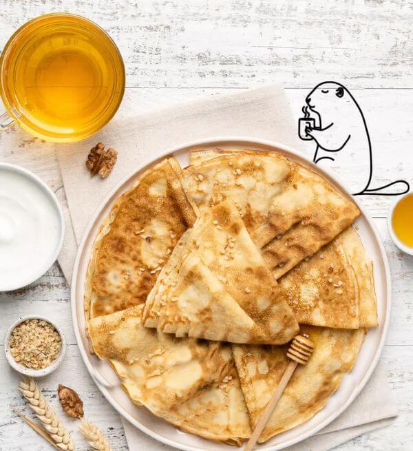Recette simple et originale crêpes chandeleur avec thé noir