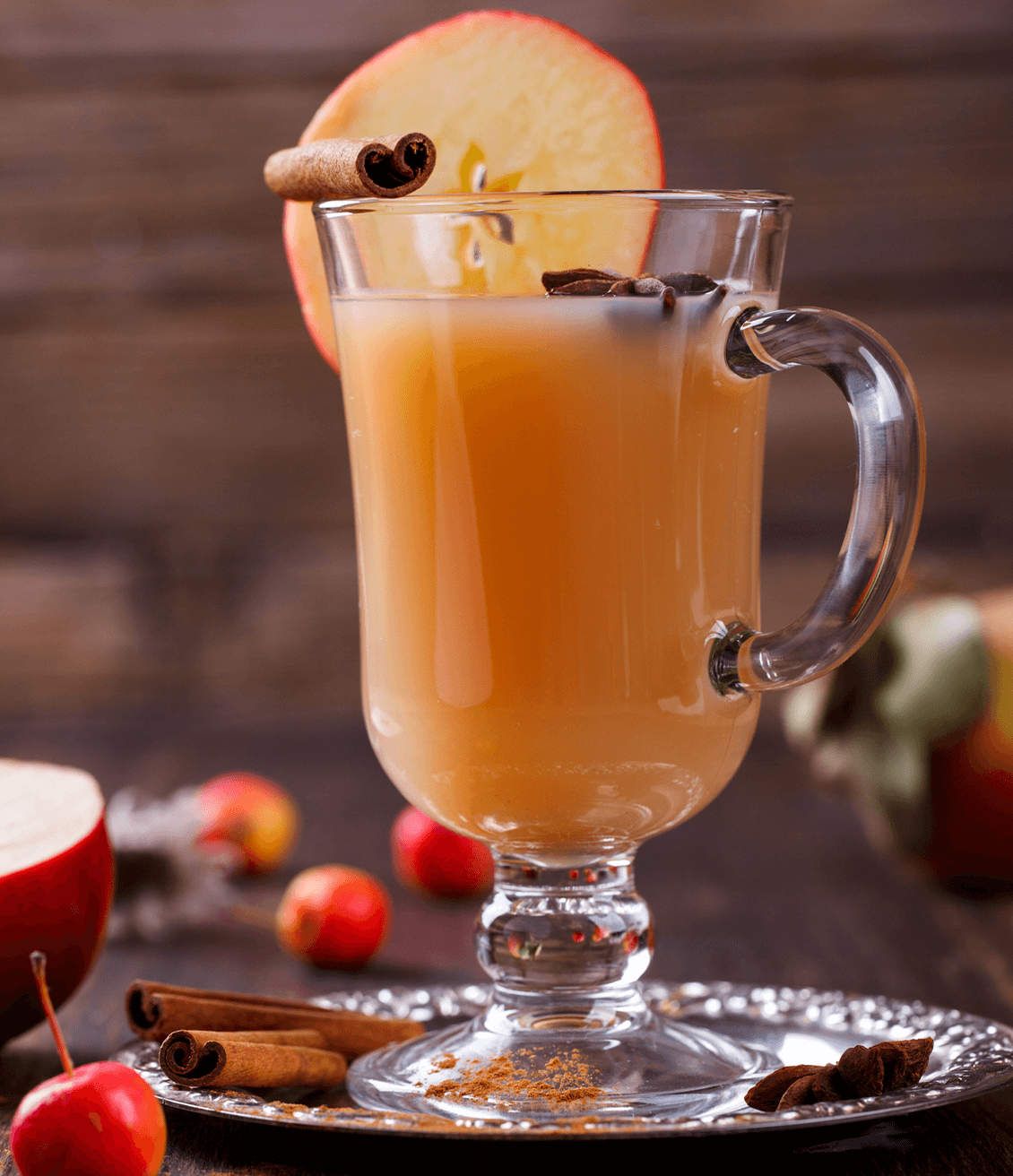 Le jus de pomme chaud, une alternative sans alcool au vin chaud de noel