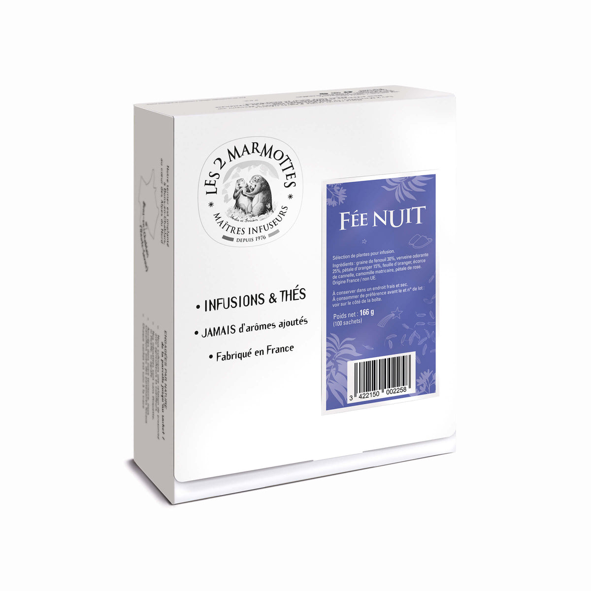 Boîte de 100 sachets de tisane Fée Nuit