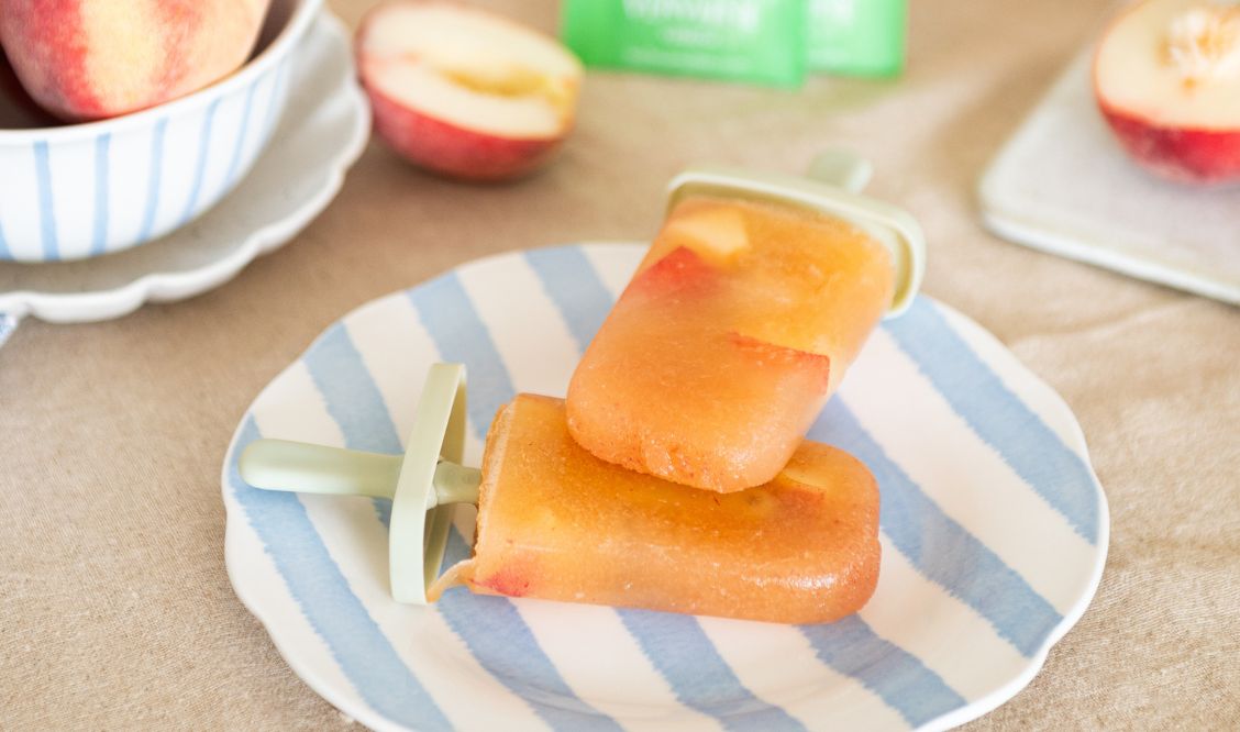 Recette Glace Pêche-Verveine