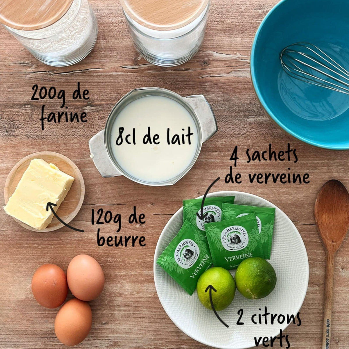 Recette cake à la verveine et au citron
