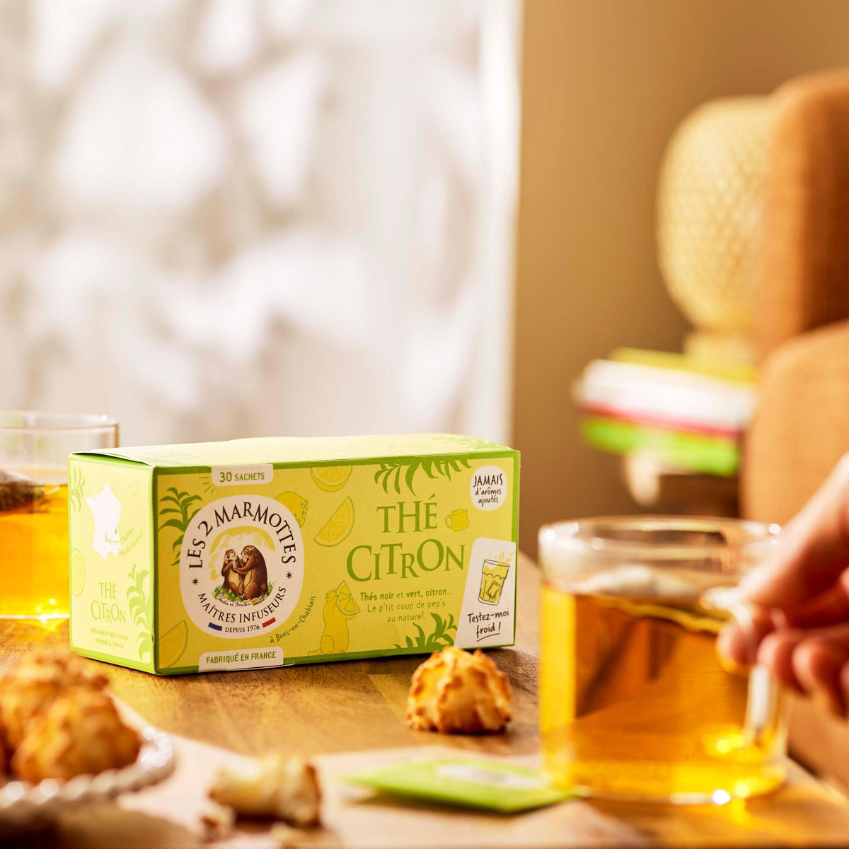 Thé au vrai citron sans aucun arôme ajouté