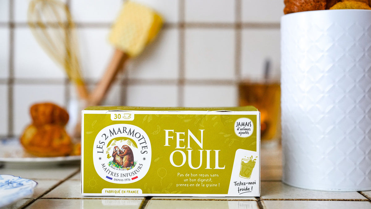 Pour faire des madeleines anisées, vous pouvez utiliser une tisane de graines de fenouil pour faire la pâte