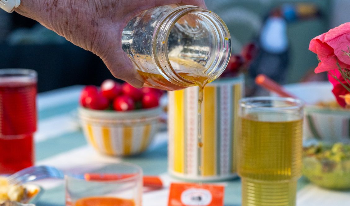 La vinaigrette infusée aux agrumes, citron orange bergamote