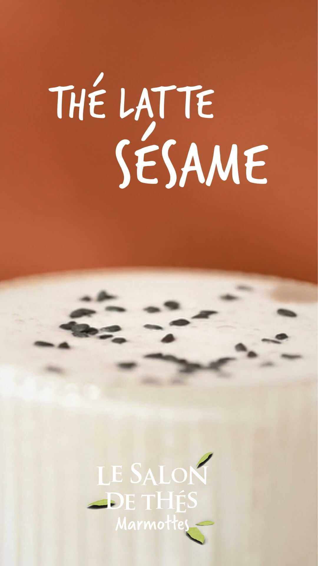 Recette thé latte jasmin au sésame
