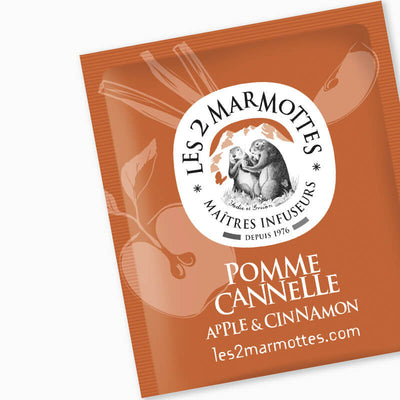 Sachet de tisane Pomme Cannelle Les 2 Marmottes