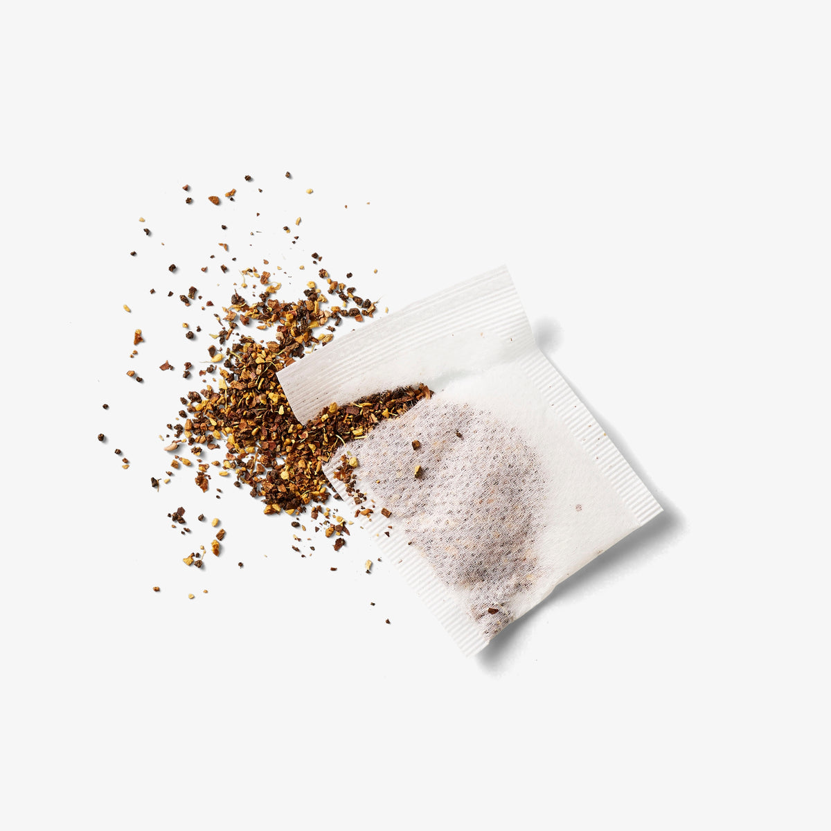 Sachet de thé en  fête, sans ficelle, sans agrafe, sans étiquette