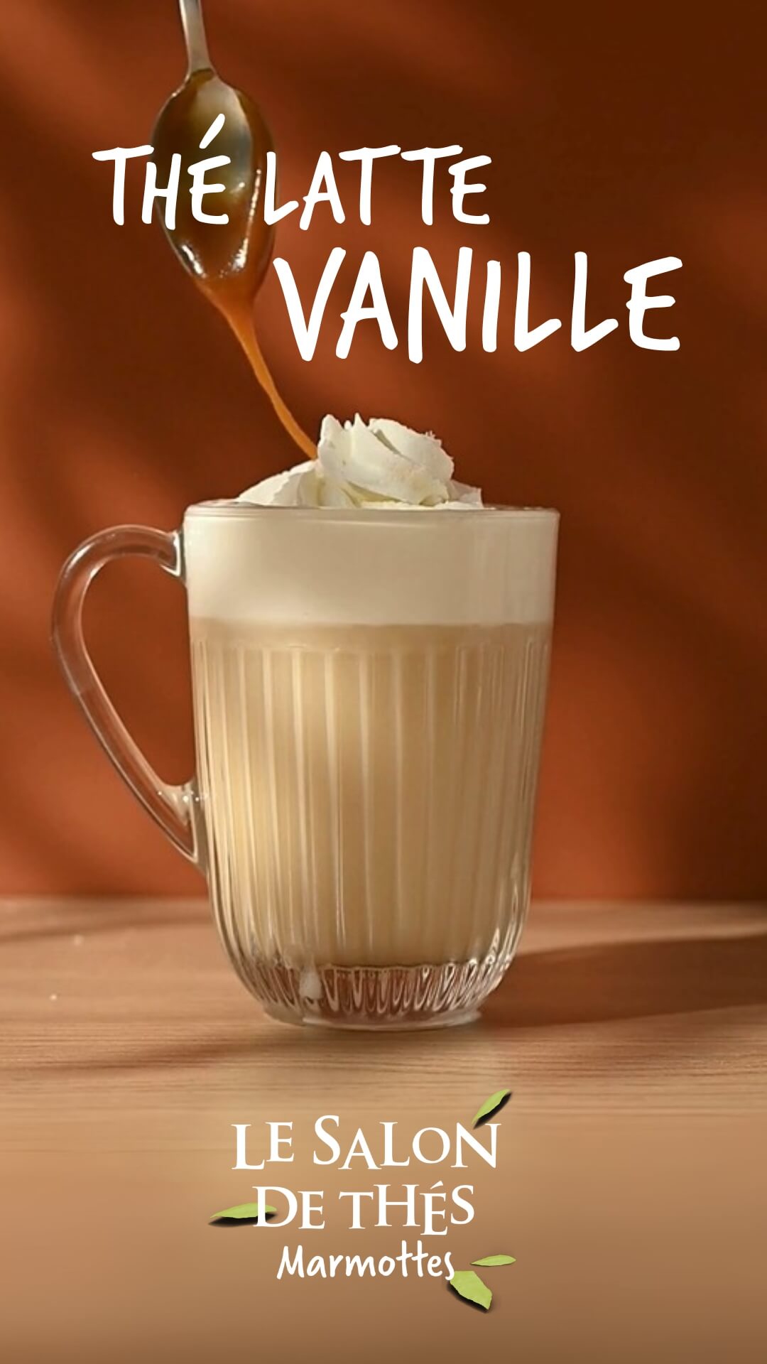 Recette thé latte vanille caramel maison, facile à faire chez soi